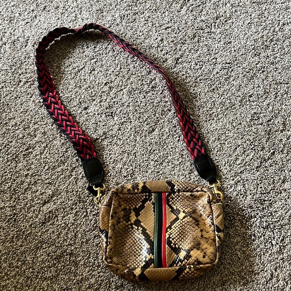 Clare V Handbags - Clare V crocodile Midi Sac with Clare V braided strap